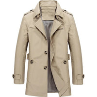 Lunero Eindhoven™ Trenchcoat | Stijlvolle lange jas