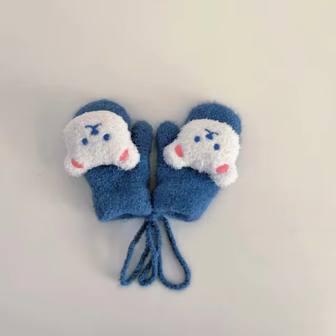 Kinder Wantjes met Berengezicht – TinyBear Mittens