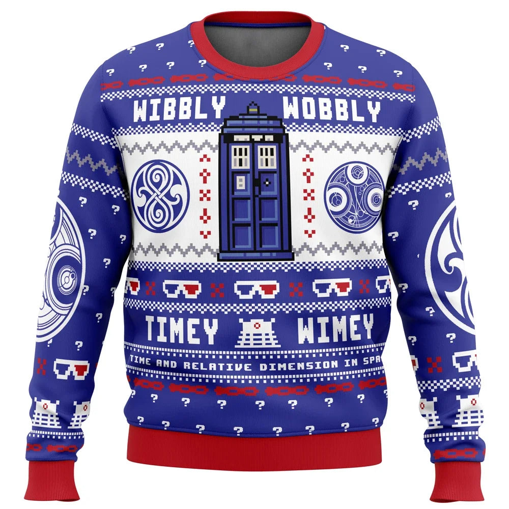Lunero Eindhoven™ Tardis Sweater| De kersttrui voor Whovians!