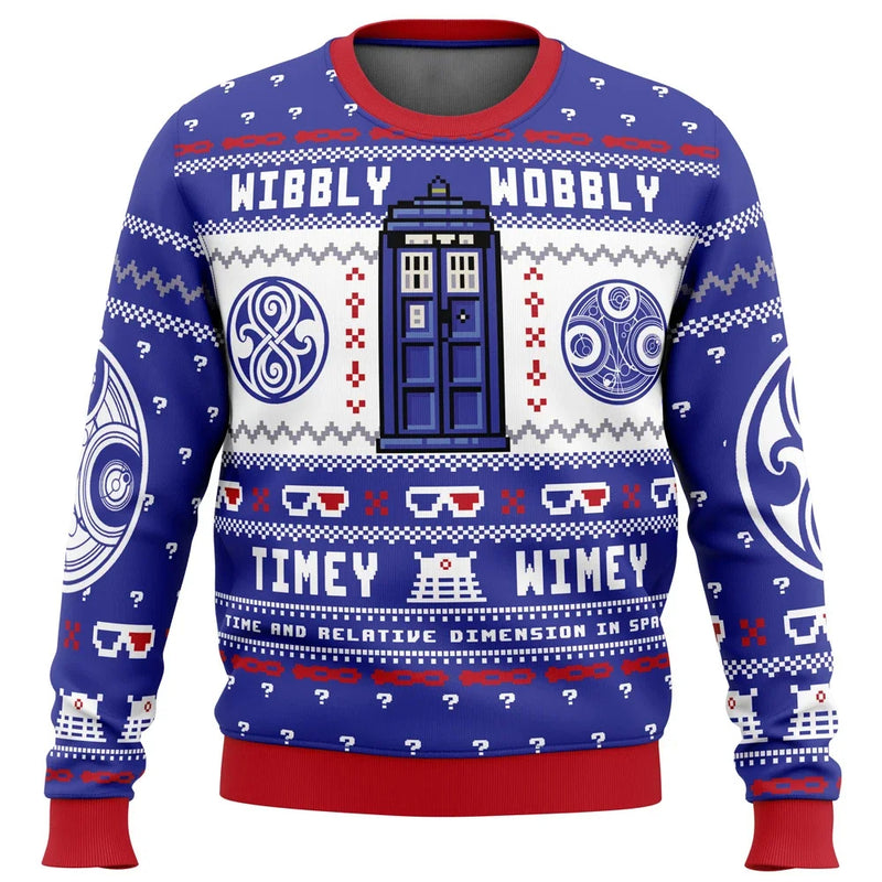 Lunero Eindhoven™ Tardis Sweater| De kersttrui voor Whovians!