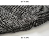 Lunero Eindhoven™ Rens Merinowol Vest | Geknoopt vest