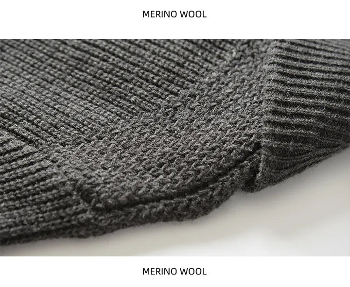 Lunero Eindhoven™ Rens Merinowol Vest | Geknoopt vest