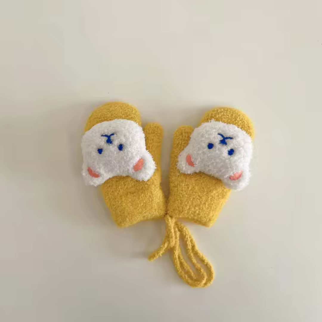 Kinder Wantjes met Berengezicht – TinyBear Mittens