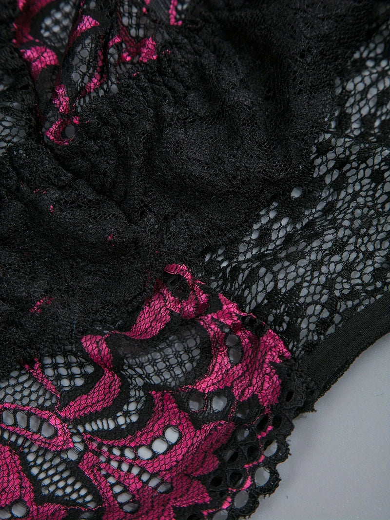 Lunero Eindhoven™ Amber Plus-Size Bodysuit | Sensueel & Transparant