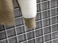 Lunero Eindhoven™ Color Patch Trui | Geruite gebreide trui