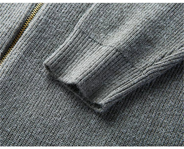 Lunero Eindhoven™ AutumnKnit Vest | Slimfit vest met ritssluiting