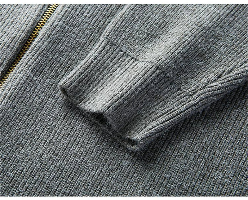 Lunero Eindhoven™ AutumnKnit Vest | Slimfit vest met ritssluiting