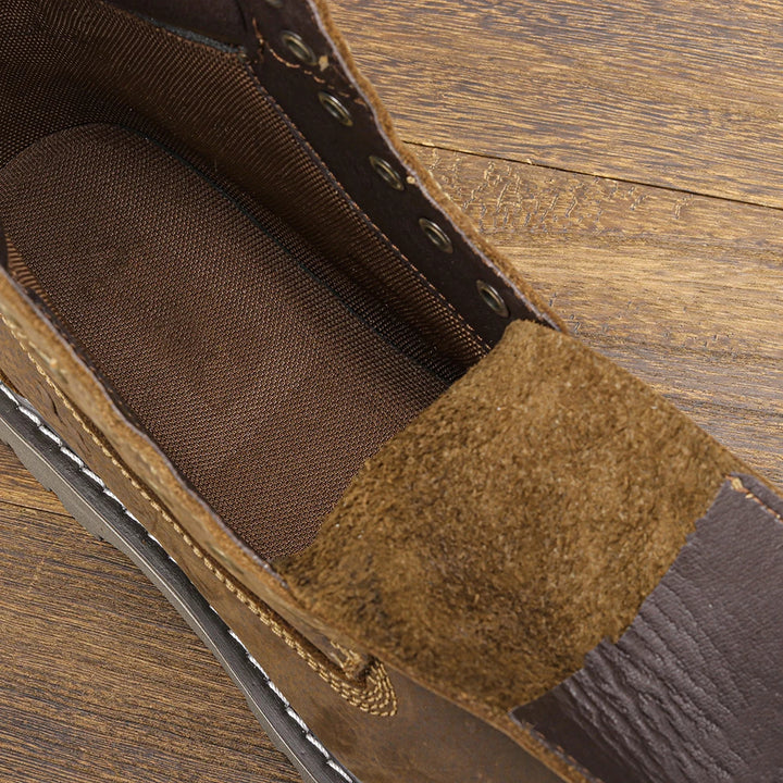 Lunero Eindhoven™ Leren Winterschoenen | Echte winterwarmers