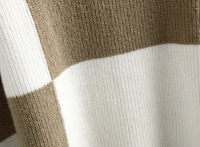 Lunero Eindhoven™ Color Patch Trui | Geruite gebreide trui