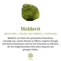 Fijne Natuurlijke Moldaviet Halsketting - Lyra