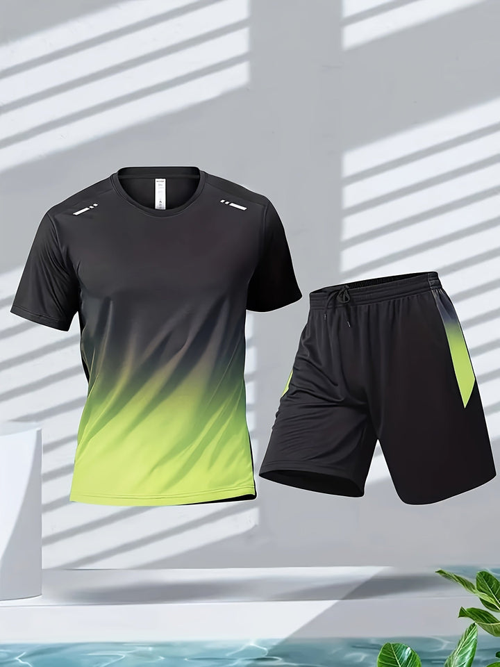 Ademende sportset voor heren met T-shirt en shorts - PowerMove