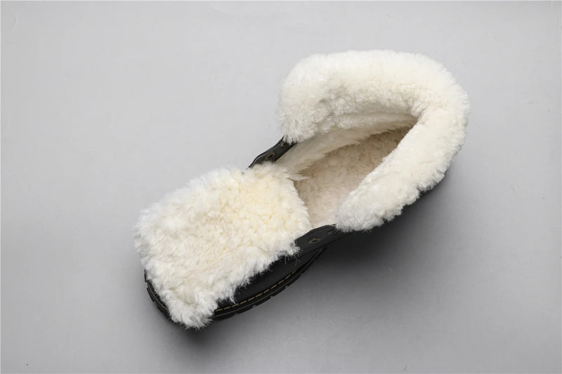 Lunero Eindhoven™ Leren Winterlaarzen | Met heerlijk warme wollen voering