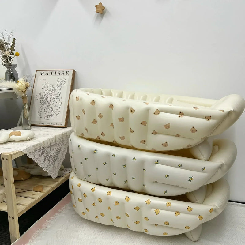 Opblaasbaar Babybadje voor Reizen – BubbleNest