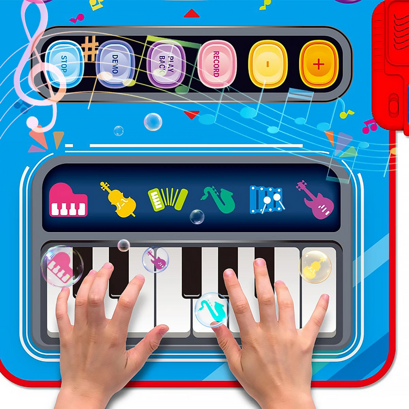 SoundSteps – 2-in-1 Muzikale Speelmat met Piano & Drum
