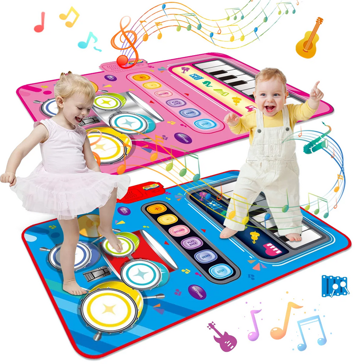SoundSteps – 2-in-1 Muzikale Speelmat met Piano & Drum