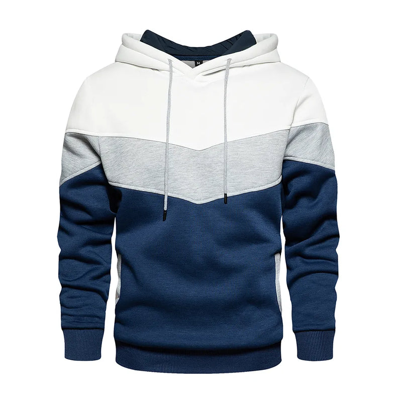 Lunero Eindhoven™ Patchwork Hoodie | Warme fleece-streetwear