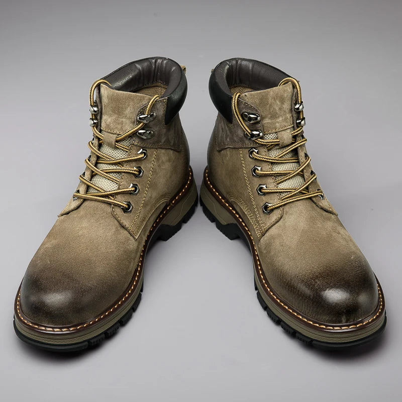 Lunero Eindhoven™ Leren Winterschoenen | Echte winterwarmers