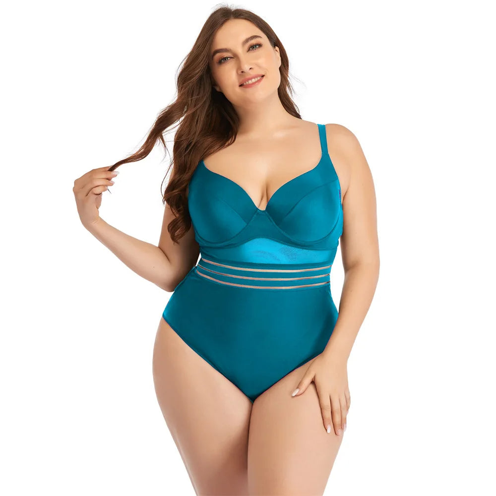 Lunero Eindhoven™ Olivia Plus-Size Badpak | Flatterend & Sexy
