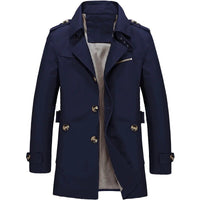 Lunero Eindhoven™ Trenchcoat | Stijlvolle lange jas
