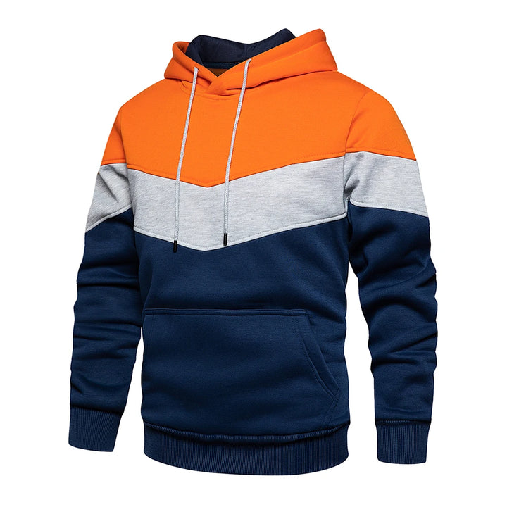 Lunero Eindhoven™ Patchwork Hoodie | Warme fleece-streetwear