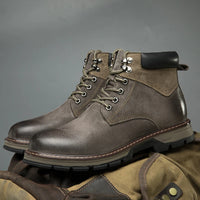 Lunero Eindhoven™ Leren Winterschoenen | Echte winterwarmers