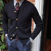 Lunero Eindhoven™ Tijn Gebreid Vest | Stijlvol slim-fit vest