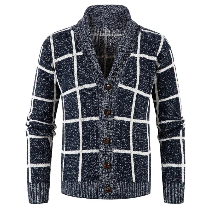 Lunero Eindhoven™ Jip Gebreid Vest | Trendy geruit vest voor elke gelegenheid