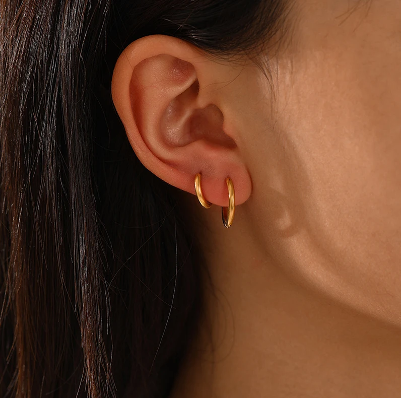 Verfijnde Hoepeloorbellen - Sophia