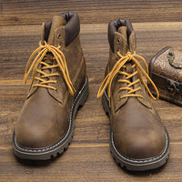 Lunero Eindhoven™ Leren Winterschoenen | Echte winterwarmers