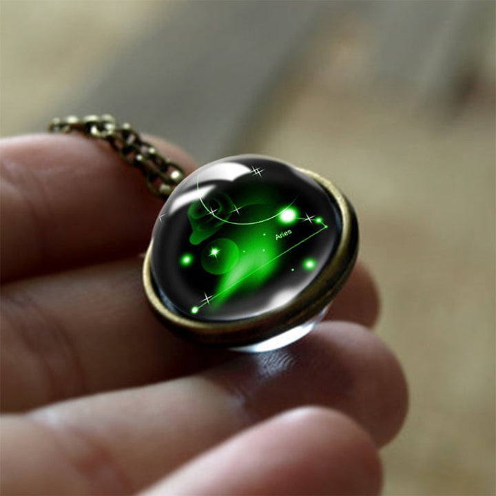 Glazen 12 Sterrenbeeld Beschermende Hanger - Sofia