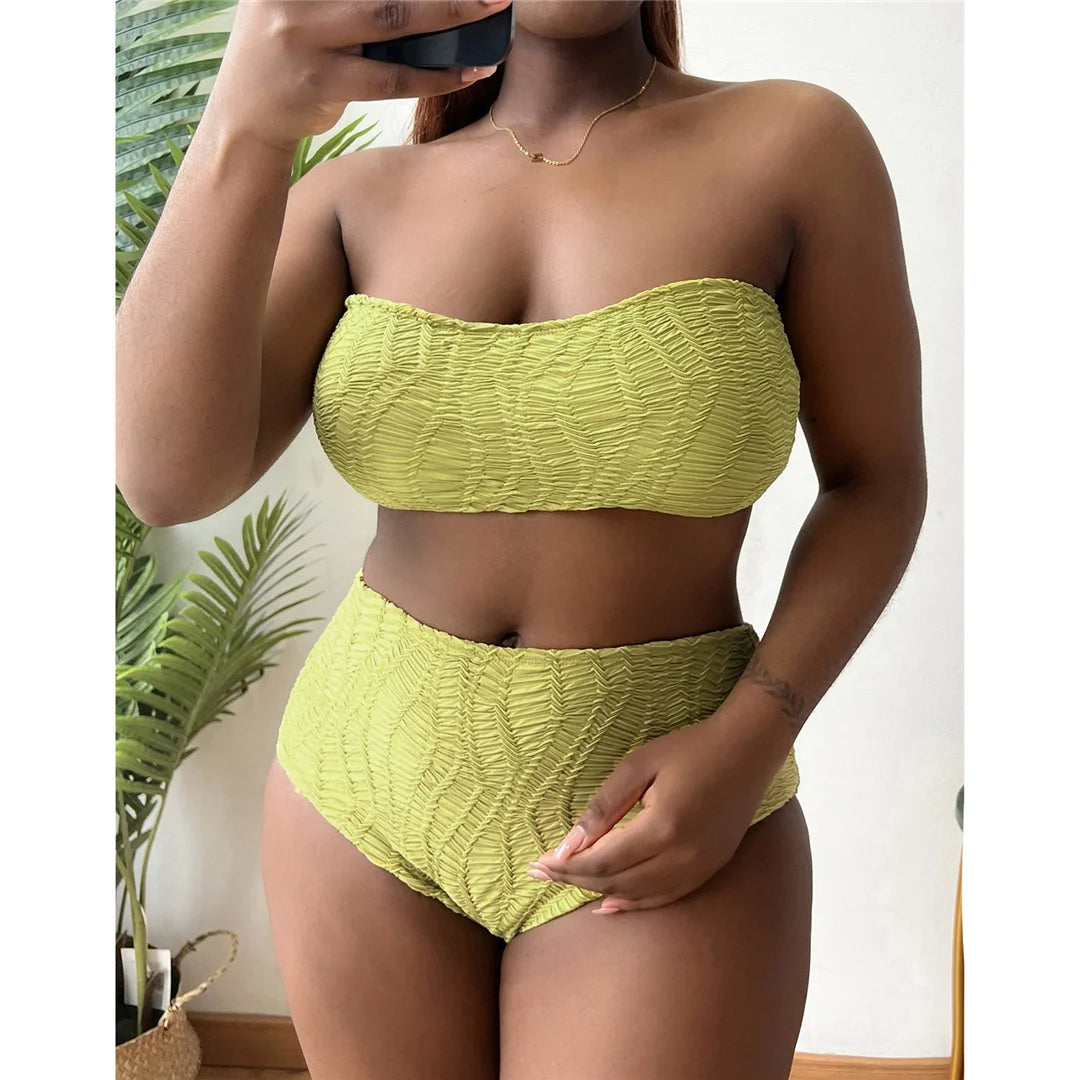 Lunero Eindhoven™ Trisha Plus-Size Bikini | Trendy & Comfortabel