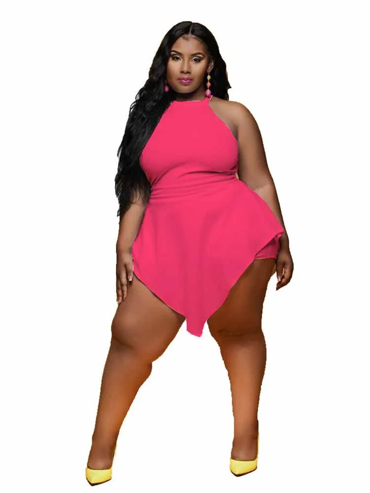 Lunero Eindhoven™ Aletta Plus Size Playsuit | Sexy & Trendy