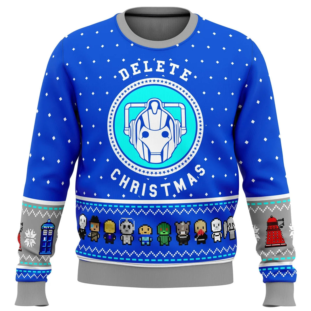 Lunero Eindhoven™ Tardis Sweater| De kersttrui voor Whovians!