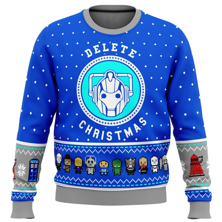 Lunero Eindhoven™ Tardis Sweater| De kersttrui voor Whovians!