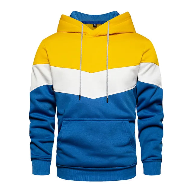 Lunero Eindhoven™ Patchwork Hoodie | Warme fleece-streetwear