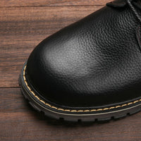 Lunero Eindhoven™ Leren Winterlaarzen | Met heerlijk warme wollen voering