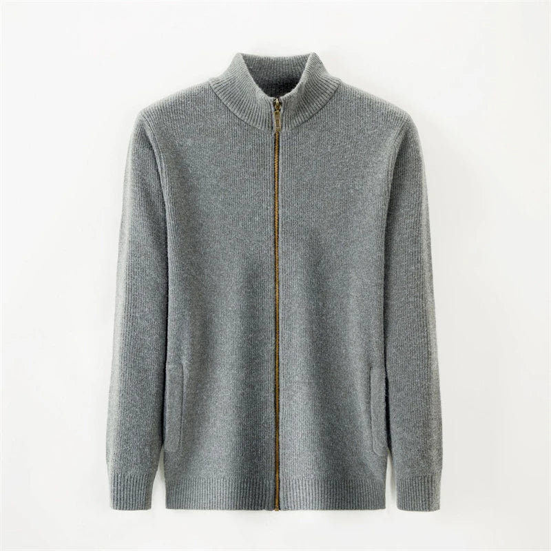 Lunero Eindhoven™ AutumnKnit Vest | Slimfit vest met ritssluiting