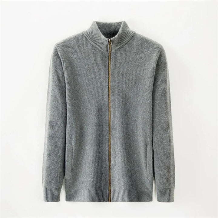 Lunero Eindhoven™ AutumnKnit Vest | Slimfit vest met ritssluiting