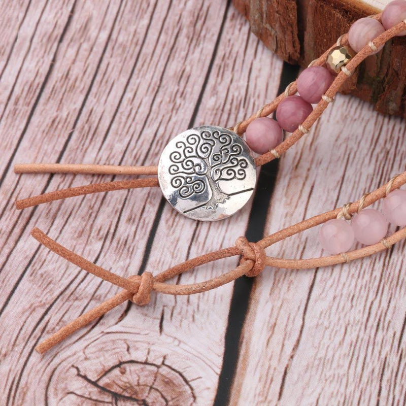 Gouden Rozenkwarts Armband - Amoria