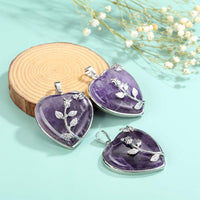 Stijlvolle Hartvormige Rozenedelsteen Halsketting - Amara