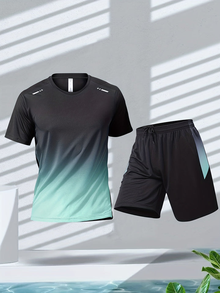 Ademende sportset voor heren met T-shirt en shorts - PowerMove