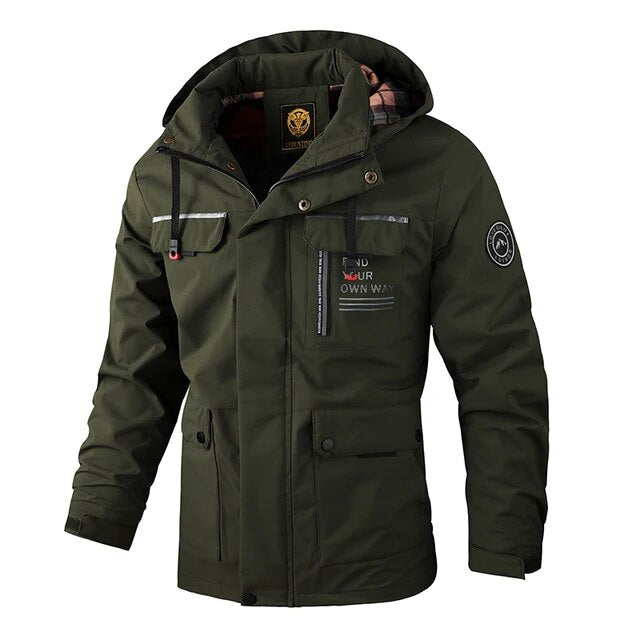 Lunero Eindhoven™ Winterparka met Fleecevoering | Winddicht jack met capuchon