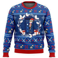 Lunero Eindhoven™ Tardis Sweater| De kersttrui voor Whovians!