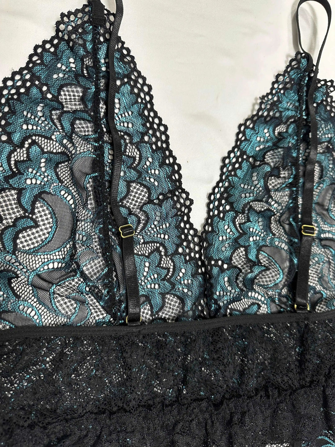 Lunero Eindhoven™ Amber Plus-Size Bodysuit | Sensueel & Transparant