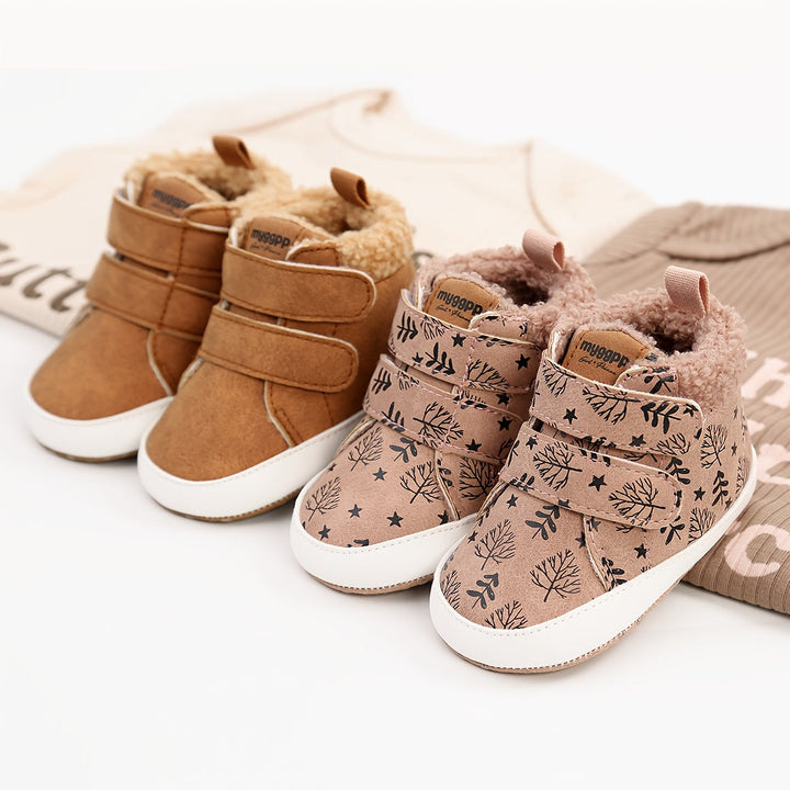 Warme Babyboots Noor met Klittenband – Klaar voor Elke Winterdag!