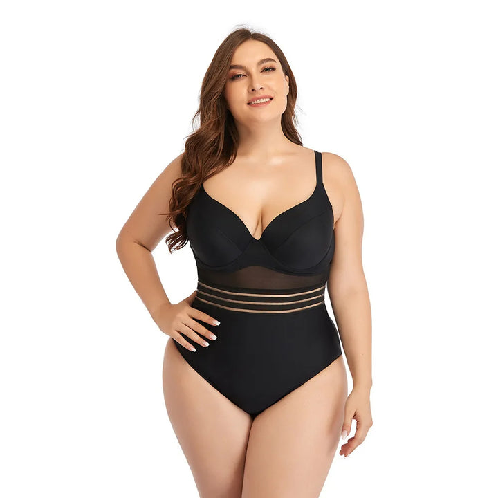 Lunero Eindhoven™ Olivia Plus-Size Badpak | Flatterend & Sexy