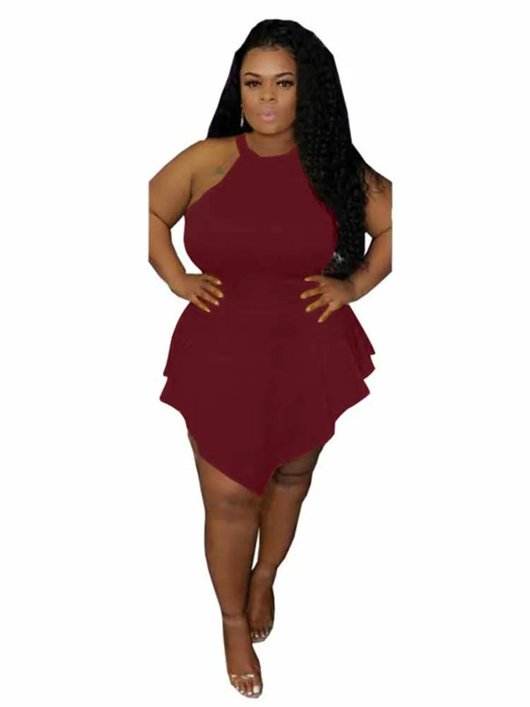 Lunero Eindhoven™ Aletta Plus Size Playsuit | Sexy & Trendy