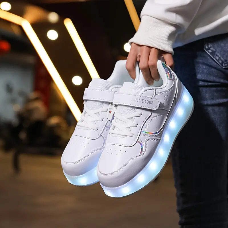 Glijd in Stijl met Velo – Sneakers met Wieltjes en Lichtgevende Zolen