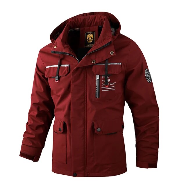 Lunero Eindhoven™ Winterparka met Fleecevoering | Winddicht jack met capuchon