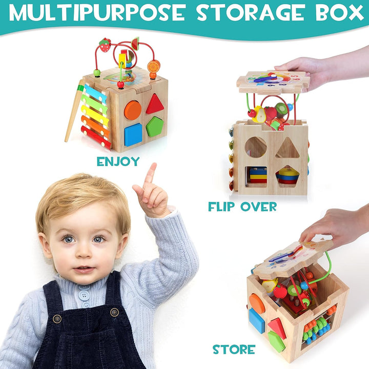 8-in-1 Montessori Speelkubus – Cubbi